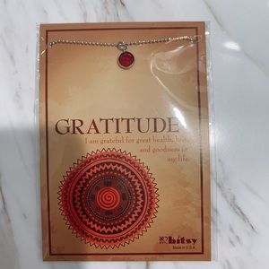Brand new gratitude necklace!